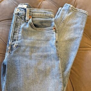 Re/Done 90s High Rise Ankle crop